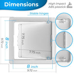 Load image into Gallery viewer, Access Panel for Drywall 8x8 inch Wall Hole Cover Access Door White Plastic Door