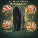 Load image into Gallery viewer, High Arch Support Inserts for Men 10 Women 11 Size Heavy Duty Insoles for Flat Feet Orthotics for Plantar Fasciitis Work Boots Standing All Day & Heel Pain Relief M