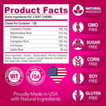 Load image into Gallery viewer, Dog UTI Treatment Cranberry Supplement for Dogs UTI Bladder Control 120 Chews