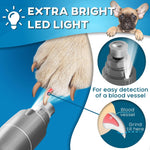 Load image into Gallery viewer, Dog Nail Grinder with LED Light Grey Rechargeable for Large Medium & Small Dogs
