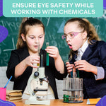 Load image into Gallery viewer, 3 Pack Safety Glasses Side Shields Transparent Pink Side Shields for Glasses Flexible and Durable Plastic Modern Design and Easy to Clip On Good for Construction Woodworking and Metalworking