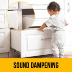 Load image into Gallery viewer, Premium Cabinet Door Bumpers 256 Pcs Clear Self Adhesive Pads for Noise Damp
