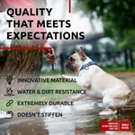 Load image into Gallery viewer, Waterproof Dog Collar 10-16 inch Neck x 4/5 inch Wide Plastic Buckle Adjustable Dog Collar for Large Dogs Small and Medium Dogs Breakaway Dog Collar Waterproof with Plastic Buckle and QR Dog Tag Boy & Girl Dog Collars (Blue)