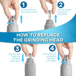 Load image into Gallery viewer, Dog Nail Grinder Replacement Head 3-Pack Bits