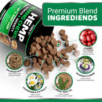 Load image into Gallery viewer, Hemp Calming Chews for Dogs Advanced Dog Calming Chews 170 Treats Anxiety Relief Treats Hemp Oil Separation Aid Stress Hip and Joint Supplement for Canine Health Support Beef Flavor