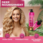 Load image into Gallery viewer, Curly Shampoo and Conditioner Set Sulfate Free 14 Fl Oz Set of 2 Moisturizing Formula Deep Treatment for Curly and Permed Hair Women and Men