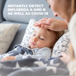 Load image into Gallery viewer, 1 Pack WELLlife COVID19/Influenza A&B at Home Self Test FDA Authorized EasytoUse OTC Flu & Covid Home Test, Fast 10Min Results with NonInvasive Nasal Swab