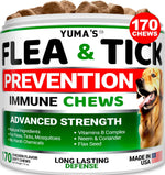 Load image into Gallery viewer, Flea and Tick Prevention for Dogs Chewables 170 Treats Natural Dog Flea and Tick Treatment Chewable Flea and Tick Chews for Dogs Soft Oral Flea Pills for Dogs All Breeds & Ages Made in USA