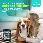 Load image into Gallery viewer, No Poo Chews for Dogs Coprophagia Deterrent Dog Probiotics for Digestive Health with Enzymes Canine Stool Eating Deterrent Digestive, Dental, Gut & Immune Health Treats No Poop Eating