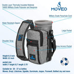 Load image into Gallery viewer, Water Bottle Holder Carrier Bottle Cooler with Adjustable Shoulder Strap Pocket