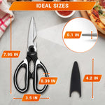 Load image into Gallery viewer, Kitchen Scissors All Purpose Heavy Duty Multifunctional Kitchen Shears for Food Heavy Duty with Ergonomic Handle & Corrosion Resistant Blades Designed for Fish Nuts Vegetables & Bottle Opening