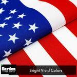 Load image into Gallery viewer, Combo Pack Garden Flag Stand Black 36x16 In and Garden Flag 12x18 In USA