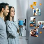 Load image into Gallery viewer, 10 pack 4x6 Magnetic Picture Frames for Refrigerator Magnet Picture Frames
