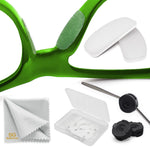 Load image into Gallery viewer, Eyeglass Nose Pads Anti Slip Eye Glasses Nose Pad 0.5 mm Silicone Nose Bridge Pads Nose Grips Non Slip Piece Sunglass Nose Pads Guards (6 Pairs) 0.5mm x 7mm x 16mm