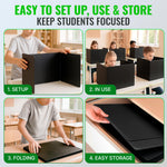 Load image into Gallery viewer, 24 Pack Privacy Folders for Students Desk Dividers for Students Privacy Shields for Student Desks Testing Dividers for Classroom Test Divider for Student Desks Classroom Folders Desk Divider