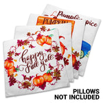 Load image into Gallery viewer, Fall Decoration Pumpkin Wagon Tractor Waterproof Throw Pillow Covers 18 x 18 In Set of 4, Beautiful Cushion Covers for Autumn Sofa Couch Decoration