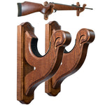 Load image into Gallery viewer, Gun Rack Wall Mount Hold Up Displays Horizontal Gun Rack and Shotgun Hooks