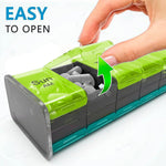 Load image into Gallery viewer, Extra Large Pill Organizer XXL Pill Box 7 Day Weekly Pill Organizer with AM PM Large Compartments Big Pill Case for Supplements Jumbo Pill Holder for Vitamins Huge Medicine Organizer 2 Times a Day