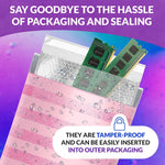 Load image into Gallery viewer, Clear Bubble Out Bags 12 x 11.5 Inch Pack of 10 Polyethylene Self Seal Bubble Pouches Cushioning Clear Bubble Bags for Packing Bubble Envelopes Bubble Out Pouches