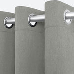 Load image into Gallery viewer, Blackout Curtains for Bedroom Pack of 2 Cool Silver Color 84 inch Long Blind Off
