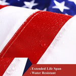 Load image into Gallery viewer, American USA US Flag 4x6 ft Deluxe Embroidered Stars Sewn Stripes Brass Grommets