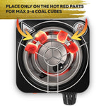 Load image into Gallery viewer, Coal Burner for Hookah Cubes 500W with Grid Black Heat Hookah Burner Electric