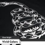 Load image into Gallery viewer, G128 Combo Pack: USA American Flag & Gadsden Black/White Flag 3x5 FT Printed 150D Polyester