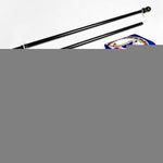 Load image into Gallery viewer, Combo Pack: 6 Feet Tangle Free Spinning Flagpole (Black) Virginia VA State Flag 3x5 ft Printed 150D Brass Grommets (Flag Included) Aluminum Flag Pole