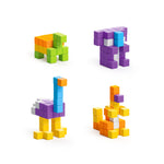 Load image into Gallery viewer, PIXIO Mini Safari 137 Magnetic Blocks in 6 Colors and Free Mobile App for Design