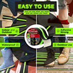 Load image into Gallery viewer, Grip Tape Heavy Duty Anti Slip Tape for Stairs 2 Inch x 50 Feet Black with Glow