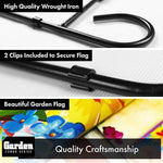 Load image into Gallery viewer, Combo Pack Garden Flag Stand Black 36x16 Inch Garden Flag 12x18 In Garden