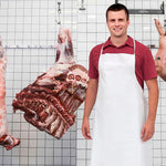 Load image into Gallery viewer, White Disposable Aprons for Adults 28x36 Inch Pack of 10 Large Size 60 GSM