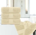 Load image into Gallery viewer, Luxury Bath Towels Set of 4 Large 700 GSM Cotton Ultra Soft 27x54 in Beige Color