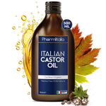 Load image into Gallery viewer, Cold Pressed Organic Castor Oil Hexane Free 500ml Pure Castor Oil for Hair Skin