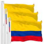 Load image into Gallery viewer, Colombia Colombian Flag 3x5 Ft 3Pack 150D Printed Polyester