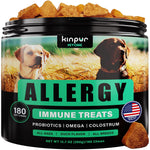 Load image into Gallery viewer, Natural Dog Allergy Chews with Omega Probiotics Apple Cider Vinegar 180 Chews
