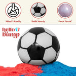 Load image into Gallery viewer, Gender Reveal Soccer Kit with Large 72 inch Balloons and Stickers Soccer