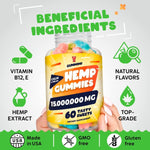 Load image into Gallery viewer, All Natural Gummies 15000000 Mg High Potency Comforting 60 Count Fruity Flavor