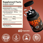 Load image into Gallery viewer, Caffeine Pills Alternative to an Energy Drink Energy Gel Energy Gummies 60 Pills