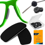 Load image into Gallery viewer, Eyeglass Nose Pads Anti Slip Eye Glasses Nose Pad 0.5 mm Silicone Nose Bridge Pads Nose Grips Non Slip Piece Sunglass Nose Pads Guards (6 Pairs) 0.5mm x 7mm x 16mm