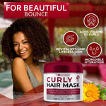 Load image into Gallery viewer, Curly Hair Mask Deep Conditioning Curl Enhancing Split End Repair for Women and