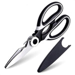 Load image into Gallery viewer, Kitchen Scissors All Purpose Heavy Duty Multifunctional Kitchen Shears for Food Heavy Duty with Ergonomic Handle & Corrosion Resistant Blades Designed for Fish Nuts Vegetables & Bottle Opening