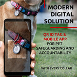 Load image into Gallery viewer, Nylon Dog Collar Adjustable Dog Collar for Large Dogs Small & Medium Dogs Breakaway Puppy Collars for Large Breed Dogs Boy & Girl Dog Collars with Durable Plastic Buckle and QR Dog Tag