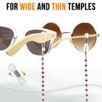 Load image into Gallery viewer, Eye Glasses String Holder Premium Beaded Eyeglass Holders Around Neck 4 Pcs