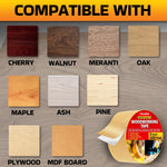 Load image into Gallery viewer, Double Sided Woodworking Tape 3 Inch x 120 Ft Wood Crafter Sticky Tool Two Side Adhesive for Router Templates Removable & Residue Free
