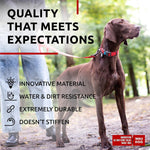 Load image into Gallery viewer, Waterproof Dog Collar 17-28 inch Neck x 1 3/5 inch Wide Plastic Buckle Adjustable Dog Collar for Large Dogs Small and Medium Dogs Breakaway Dog Collar Waterproof with Plastic Buckle and QR Dog Tag Boy & Girl Dog Collars (Red)