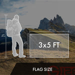 Load image into Gallery viewer, G128 2 Pack: Georgia GA State Flag 2.5x4 Ft ToughWeave Series Embroidered 300D Polyester Embroidered Design, Indoor/Outdoor, Brass Grommets