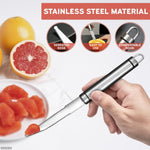 Load image into Gallery viewer, Grapefruit Knife With Curved Serrated Blade Fruit Slicer and Cutter for Oranges Kitchen Gadget Stainless Steel Small Knife for Home