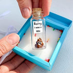 Load image into Gallery viewer, I'm Sorry Gifts for Her and Him Personalised Apology Gift Cute Poop in a Jar and Sorry Card Forgive Me Present Idea (in Teal Blue Box Sorry I was a little Brown Poop)
