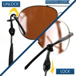 Load image into Gallery viewer, Eye Glasses String Holder Straps 4 Pcs Sports Sunglasses Black Cords NonSlip